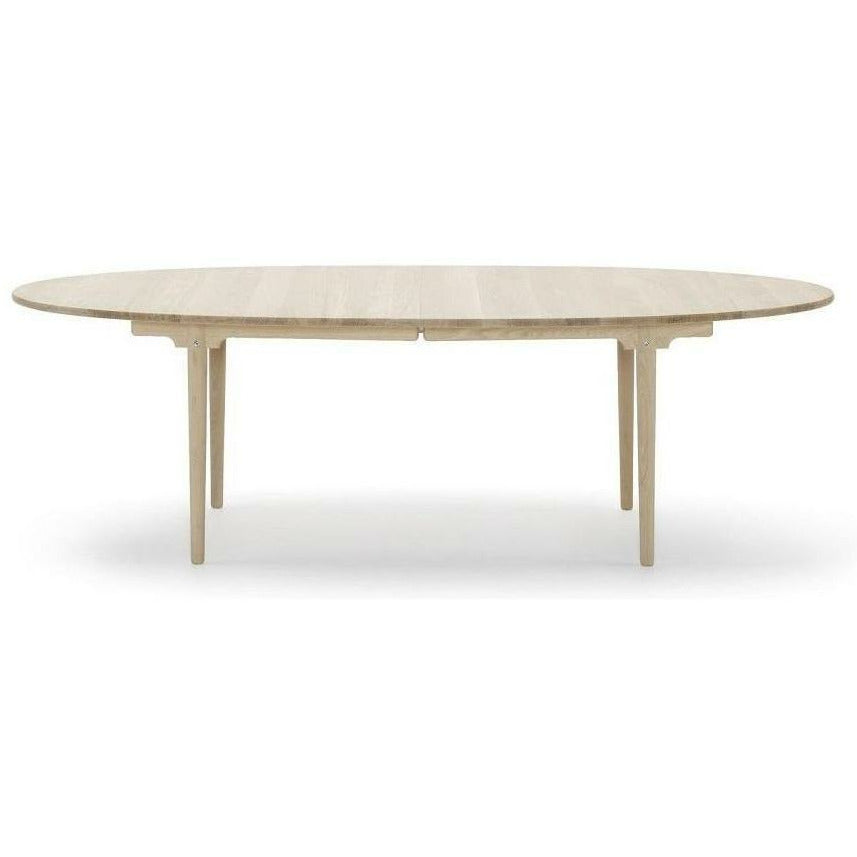 Carl Hansen Ch339 Dining Table Incl. 4 Additional Plates, White Oiled Oak
