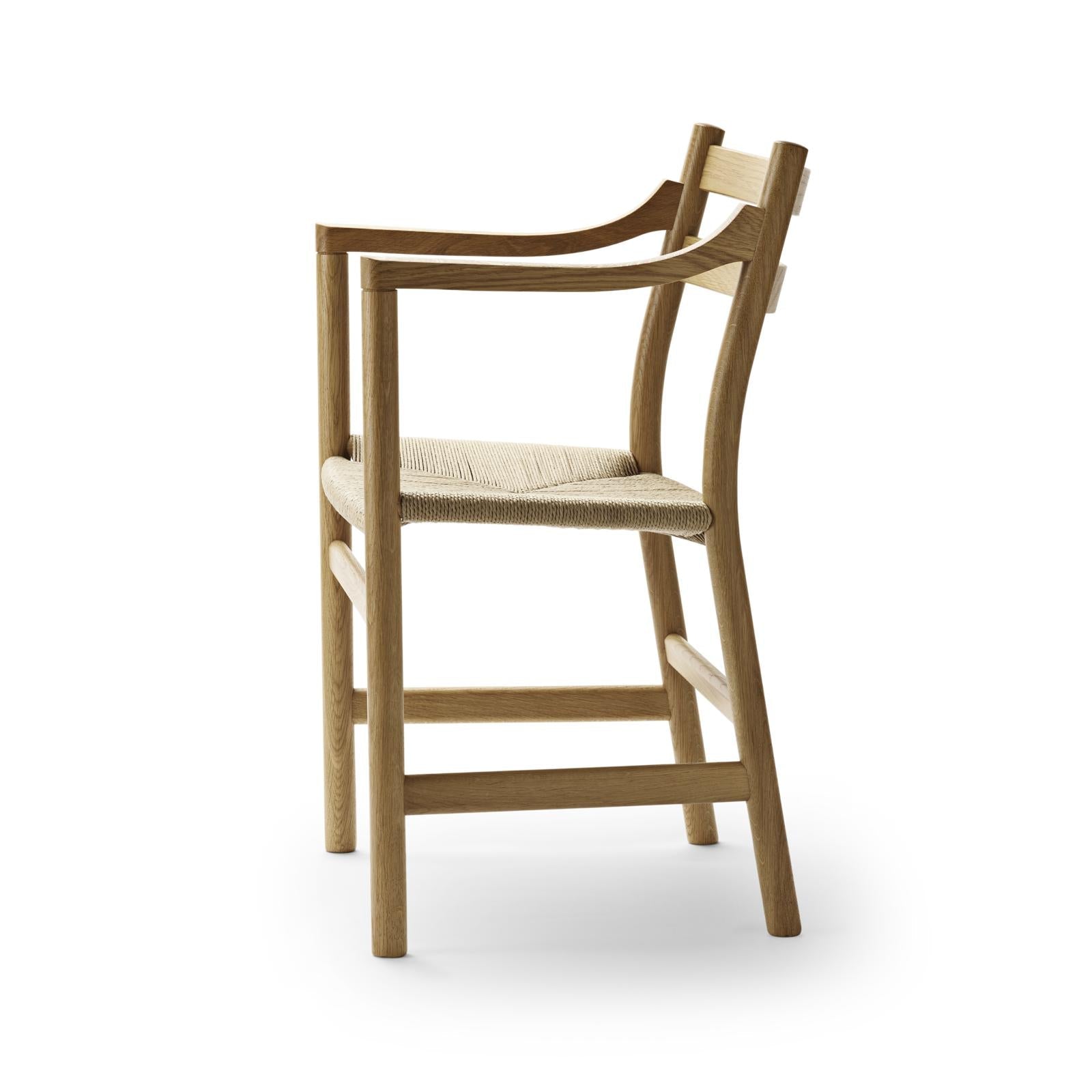 Carl Hansen CH46 -stoel, geolied eiken/natuurlijk