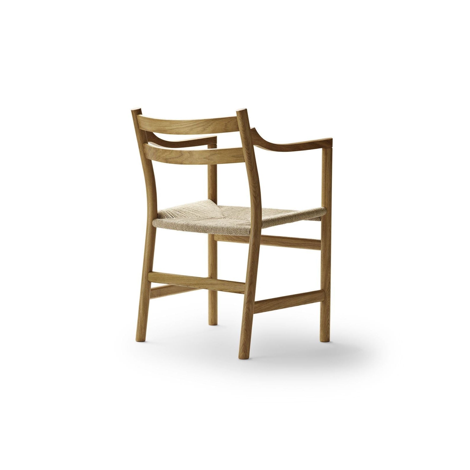 Carl Hansen CH46 -stoel, geolied eiken/natuurlijk