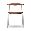 Carl Hansen CH88 P stoel, geolied eiken/bruin leer