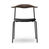 卡尔·汉森（Carl Hansen）CH88 P椅，烟熏橡木/黑色皮革