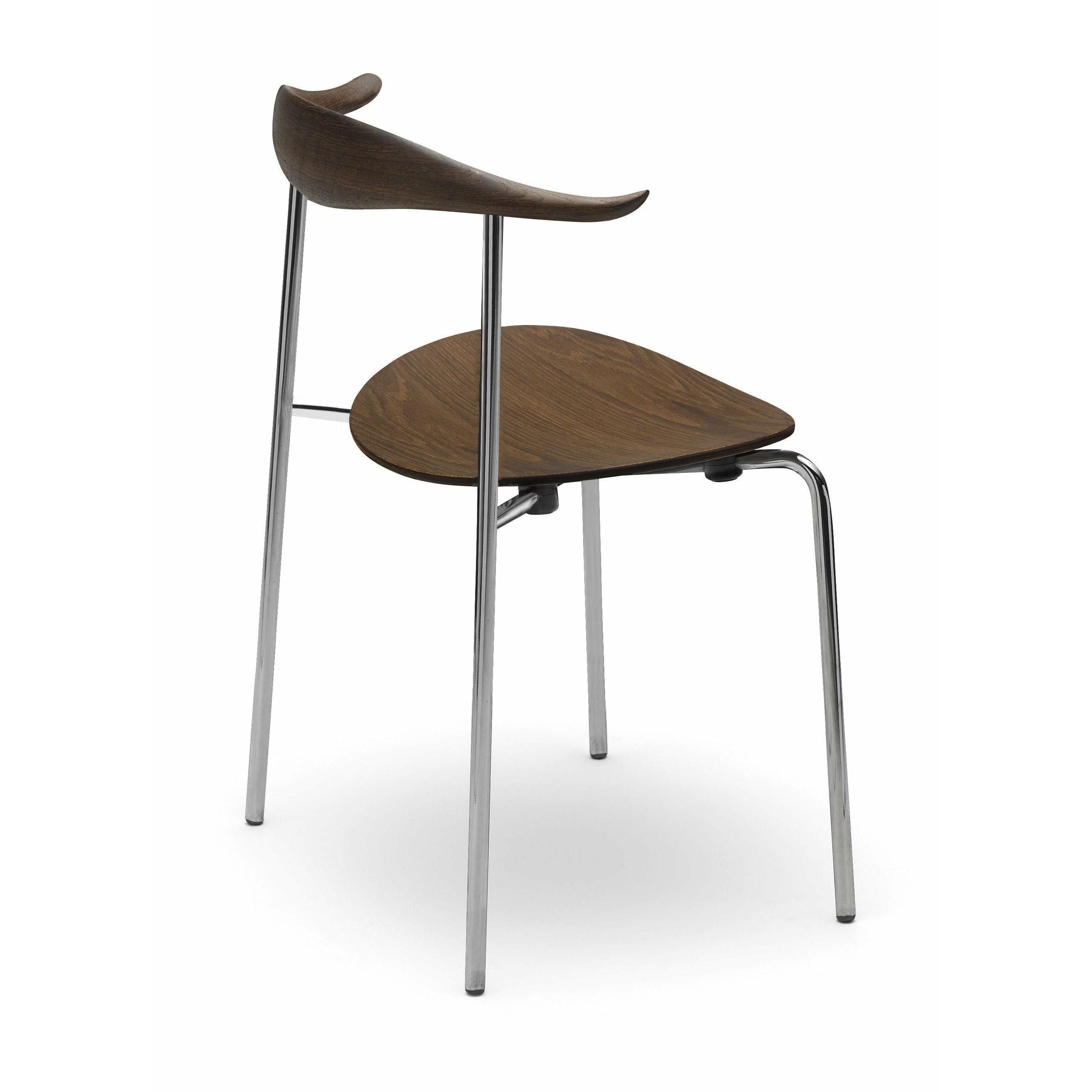 卡尔·汉森（Carl Hansen）Ch88 t椅子，橡木烟油/不锈钢