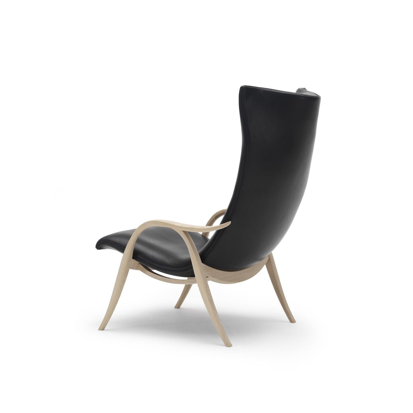 Carl Hansen FH429 Signature stoel, geolied eiken/zwart leer
