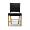 卡尔·汉森（Carl Hansen）KK39490小红色椅子，橡木肥皂/黑色皮革