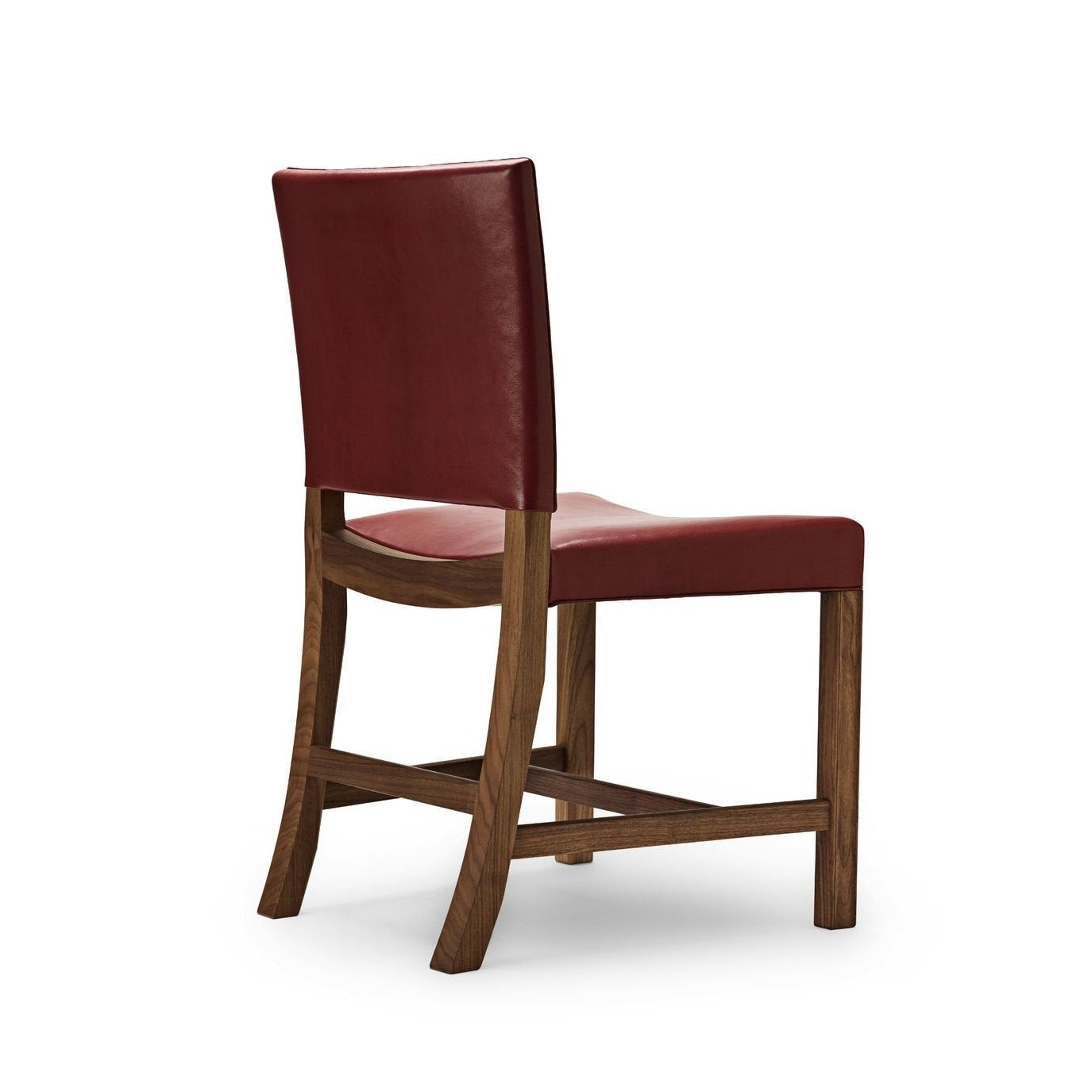 Carl Hansen KK47510 La chaise rouge, noix laquée / chèvre rouge