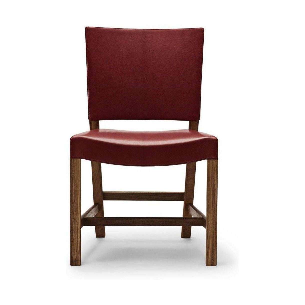Carl Hansen KK47510 La chaise rouge, noix laquée / chèvre rouge