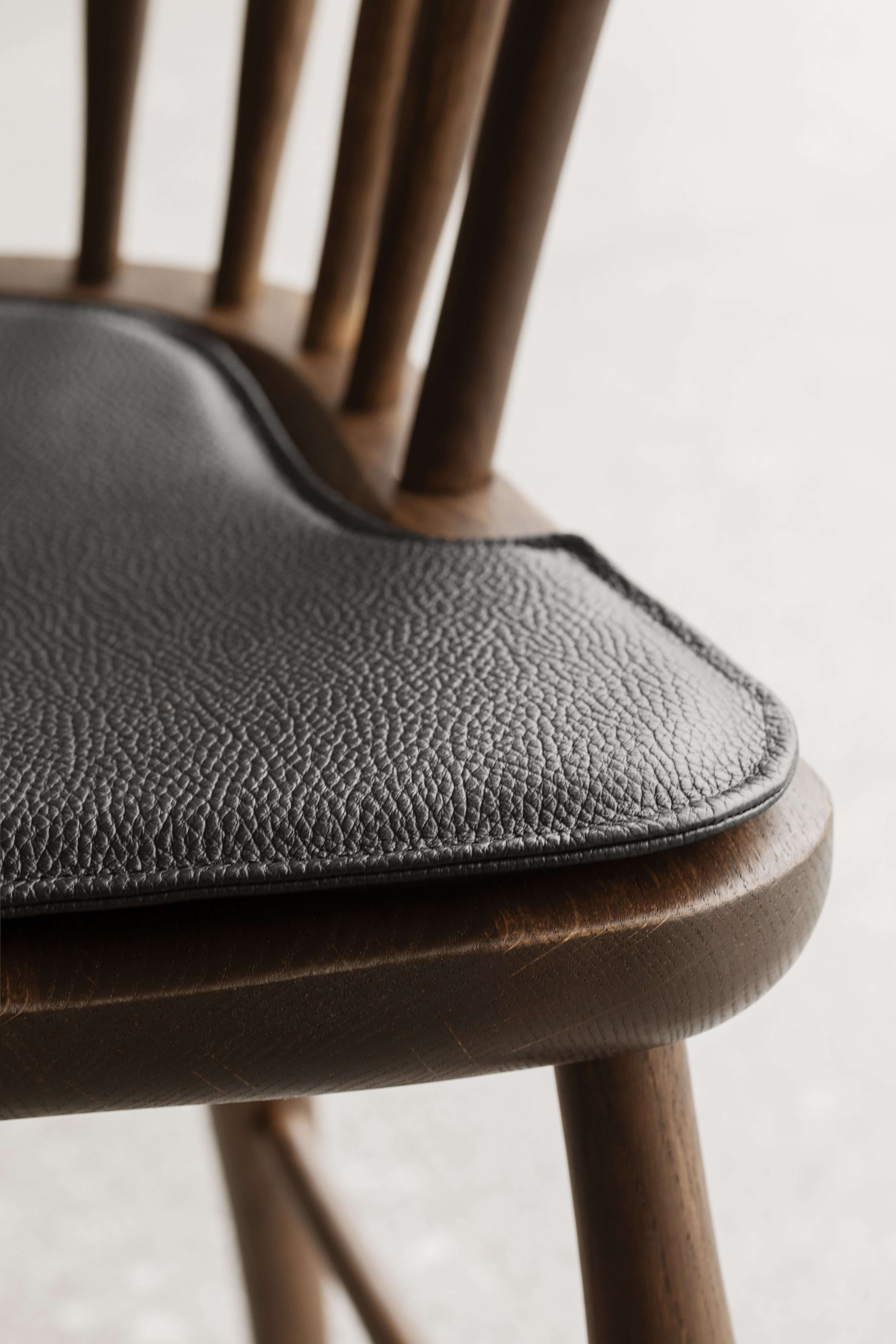 Carl Hansen Cushion For Windsor Chair, Leather Loke 7150