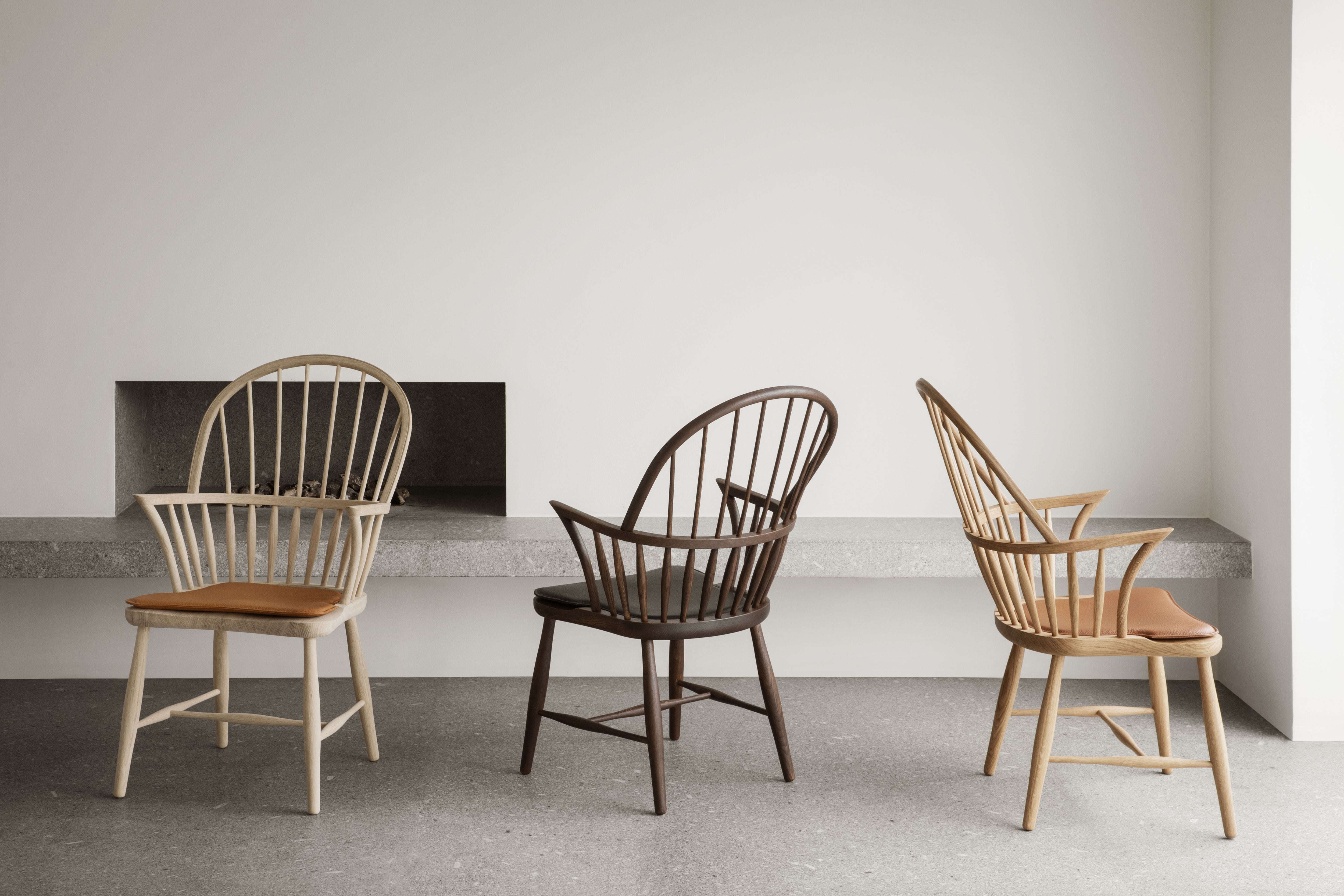 Carl Hansen Cushion For Windsor Chair, Leather Loke 7150