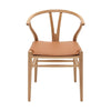Carl Hansen Tyyny CH24 Wishbone -tuolille, ruskea