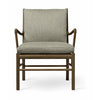 Carl Hansen Ow149 Colonial Chair Oak Smoke Colored Oil, Re Wool 0218