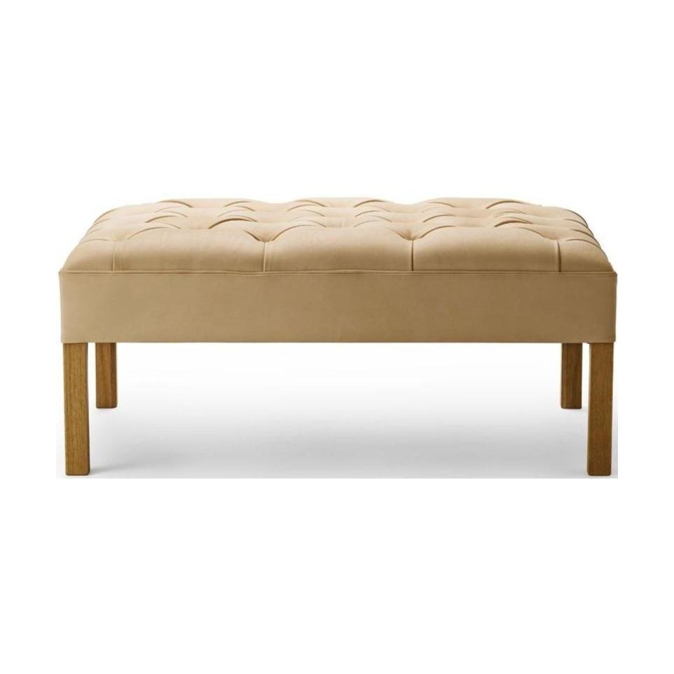 Carl Hansen KK48651 Aggiunta divano, in pelle di quercia/beige oliata
