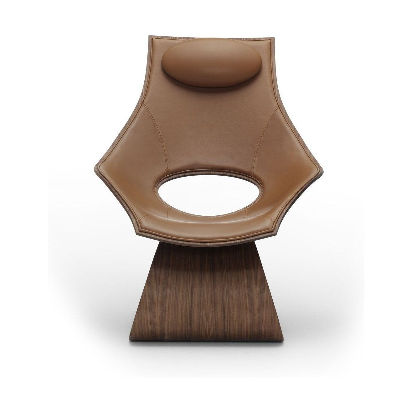 Carl Hansen Ta001p Dream Chair, Oilde Walnut/Brown Leather