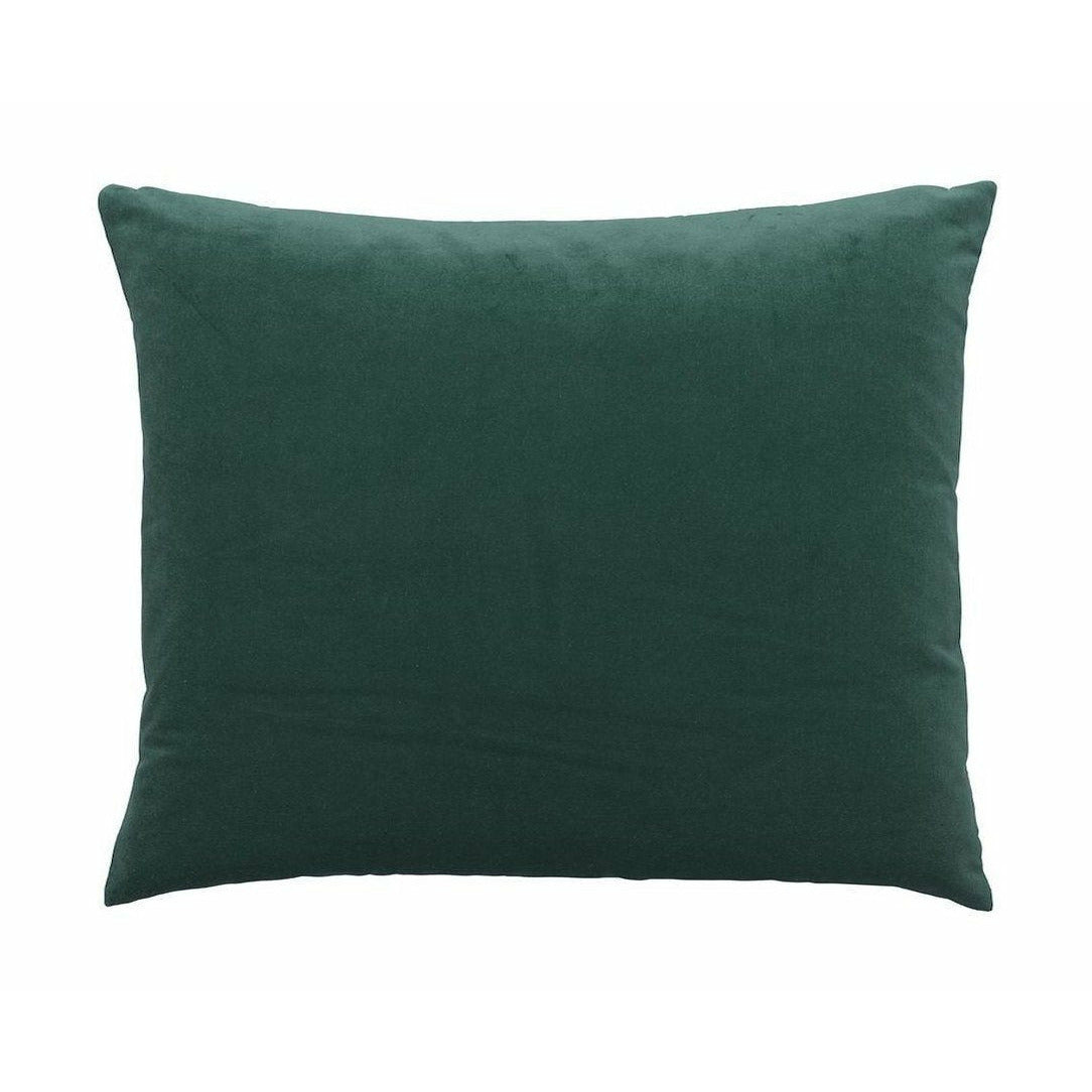 Christina Lundsteen Basic Large Velvet Pillow, Smaragdgrün