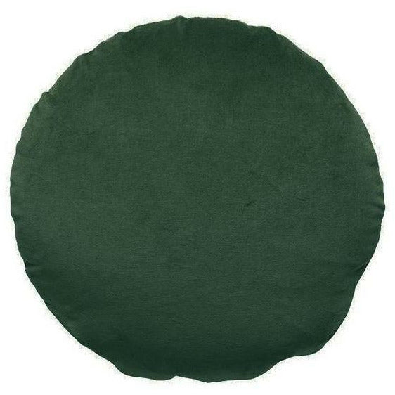 Christina Lundsteen Basic Round Velvet Pillow, Emerald