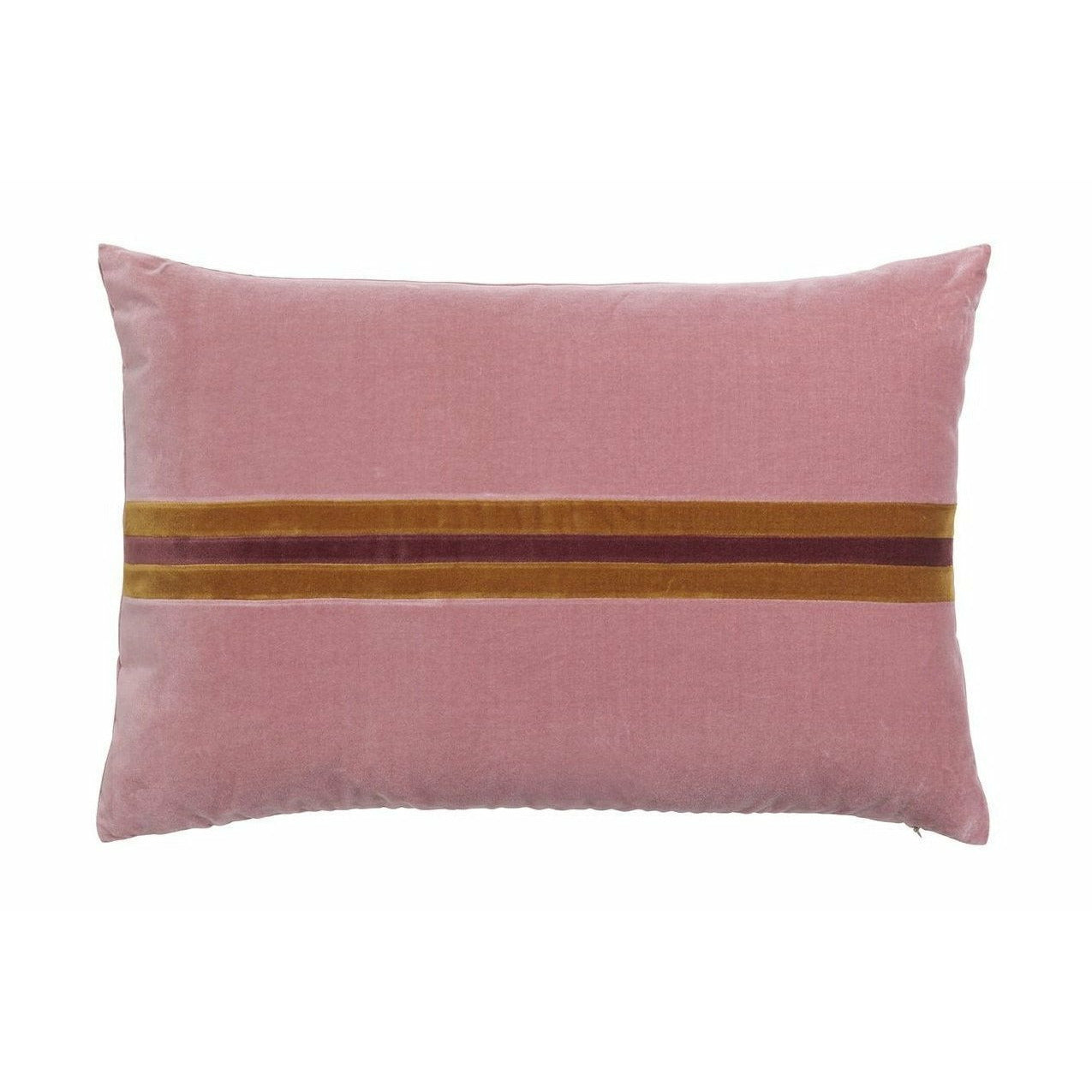 Christina Lundsteen Harlow Velvet Pillow, Old Rose / Caramel / Prune