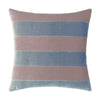 Cuscino in velluto a strisce Christina Lundsteen, vecchia polvere di rosa/blu