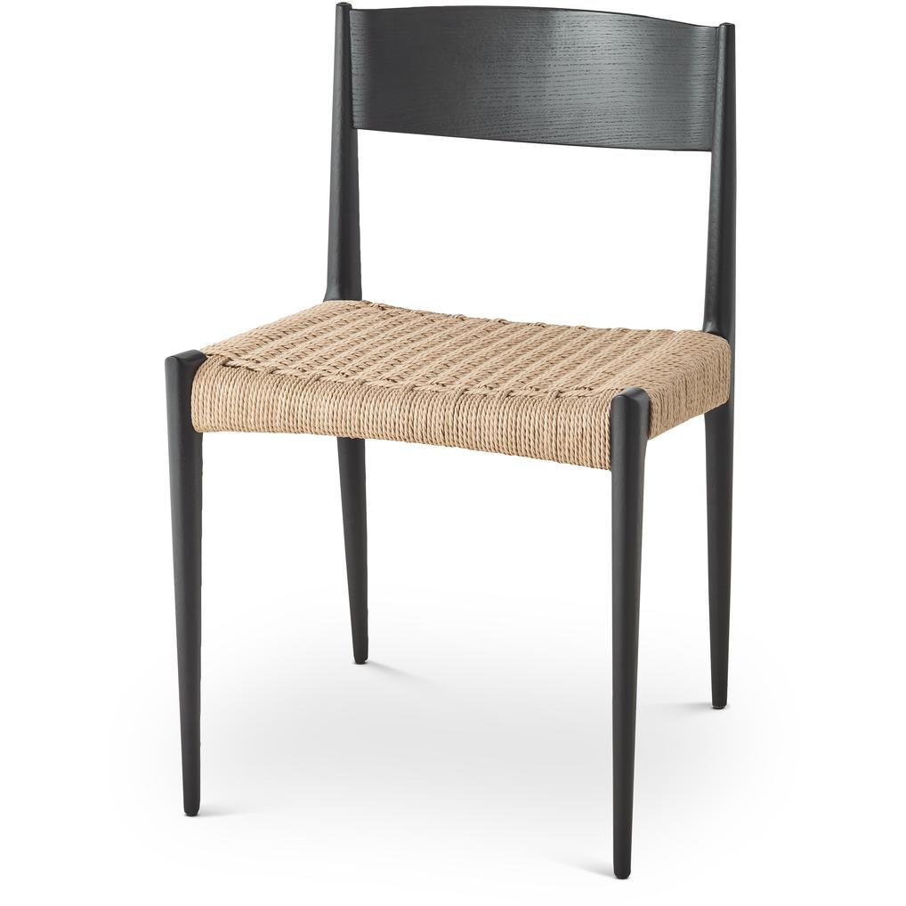 DK3 Pia餐椅橡木漆，黑色