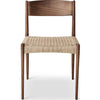 Dk3 Pia Dining Chair, noix Hiled / Natural Paper Cordel