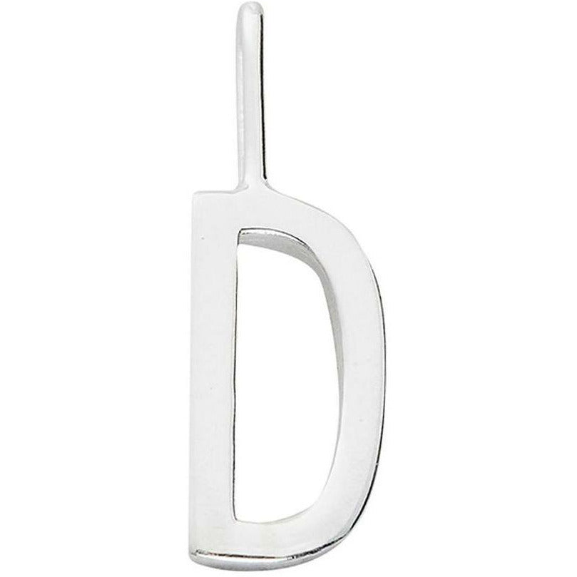 设计字母吊坠Z 16毫米，银，D