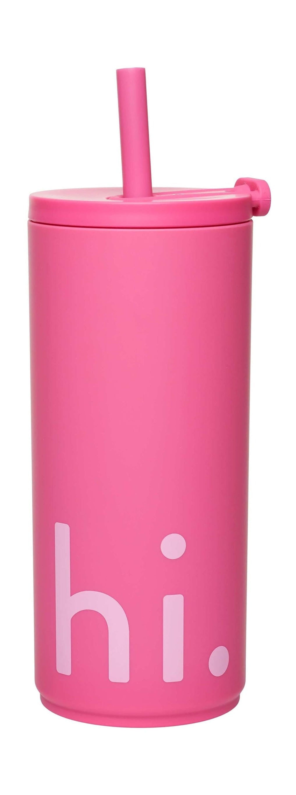 Design Letters Rejsstråflaske 500 ml, Cherry Pink