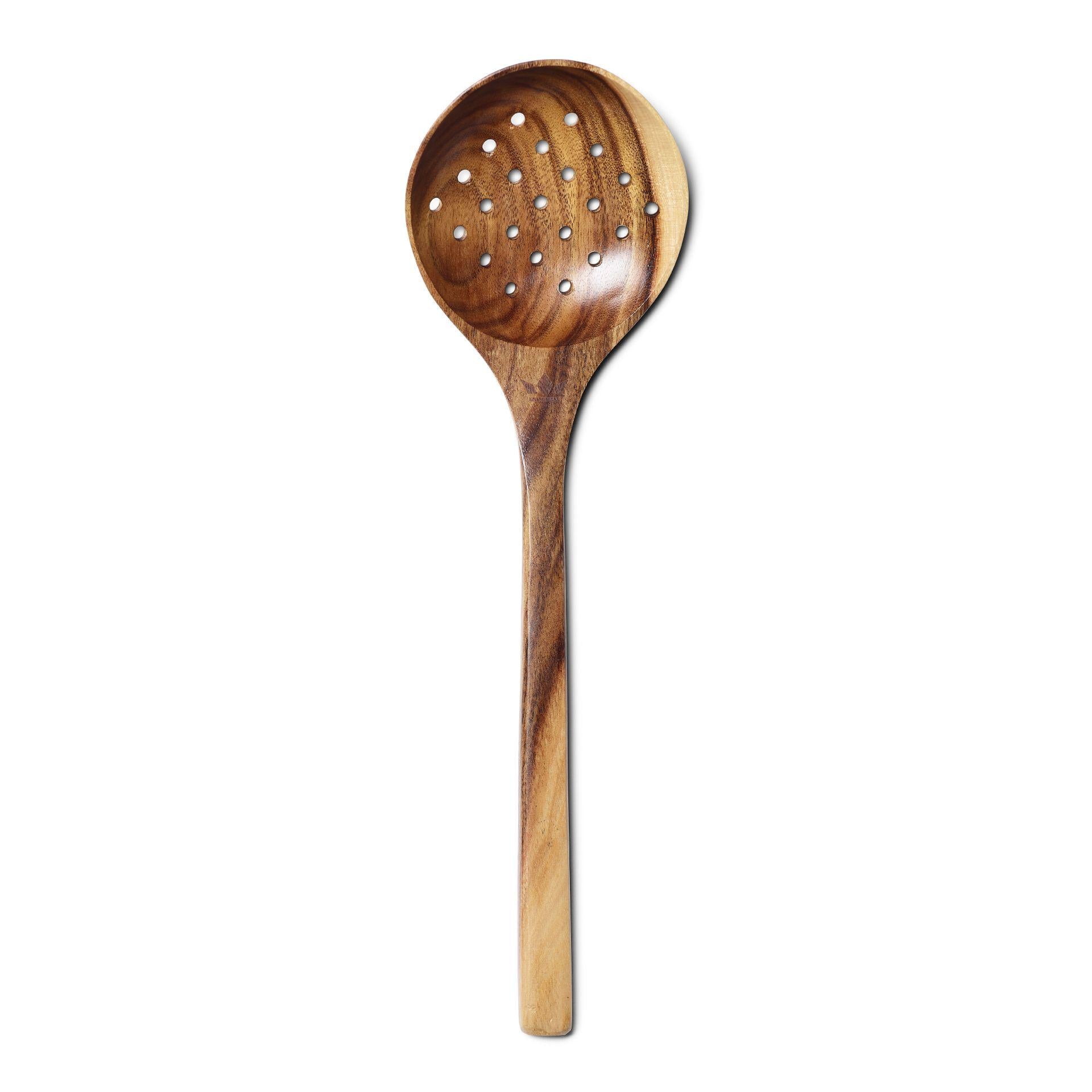 Dutchdeluxs Utensili in legno Spoon Skimmer XL