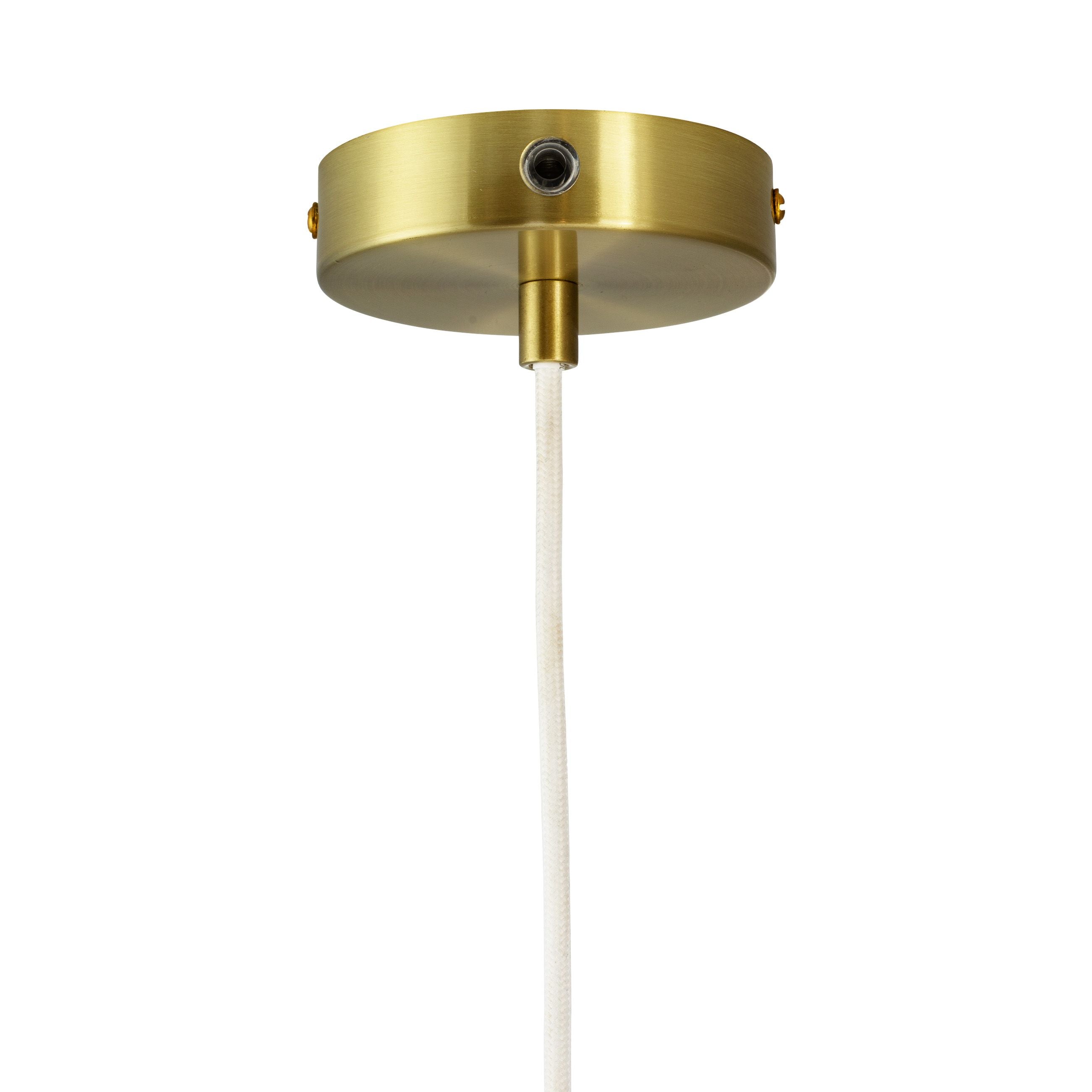 Dyberg Larsen ARP 3 lampadario armato, opale/ottone