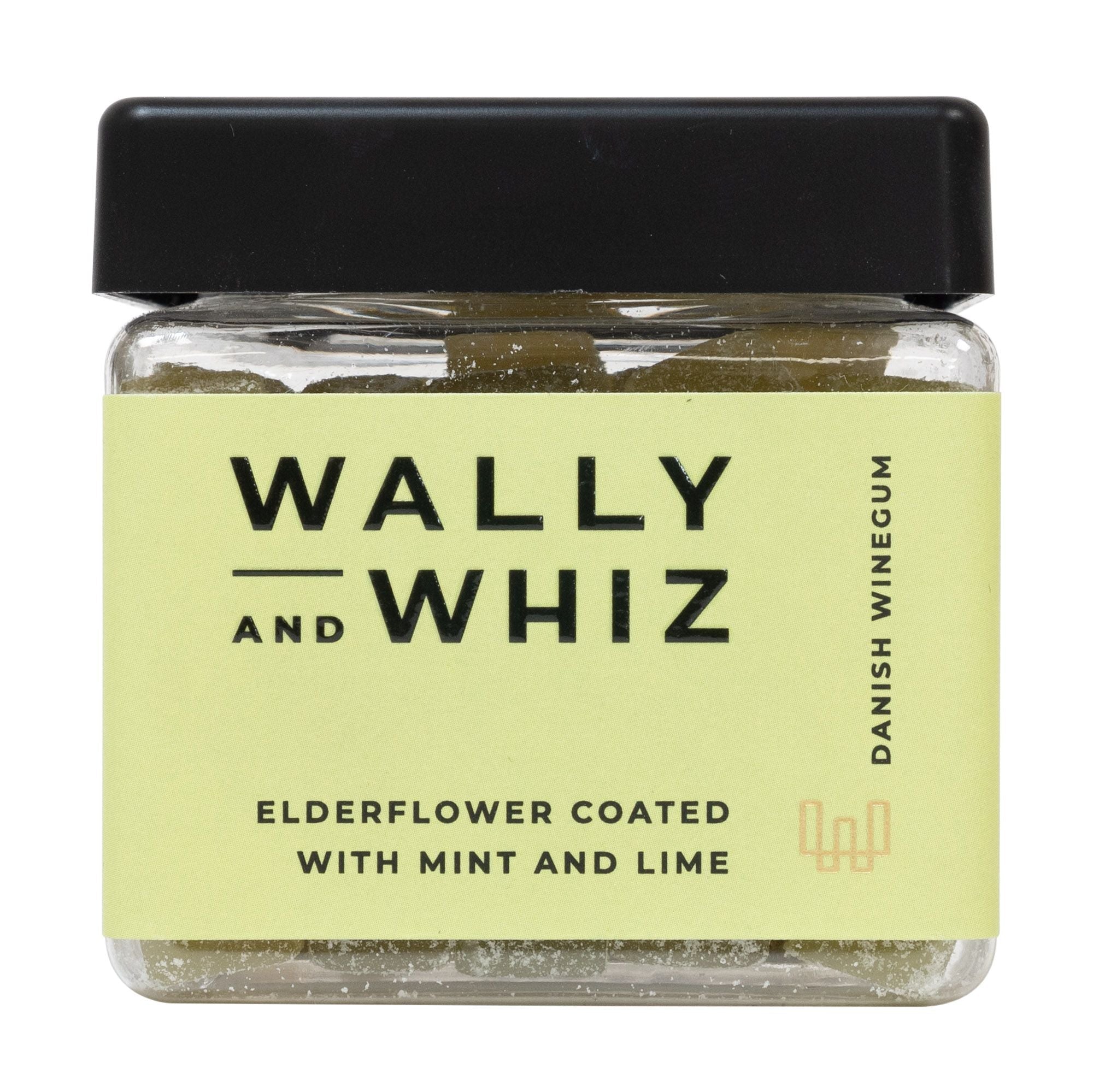 Wally And Whiz Cube de gomme de vin d'été, fleur de sureau avec menthe et citron vert, 140 g