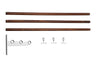 Essem Design Uitbreiding Onderdeel voor nostalgi hoedplank/schoenrek walnoot, wit