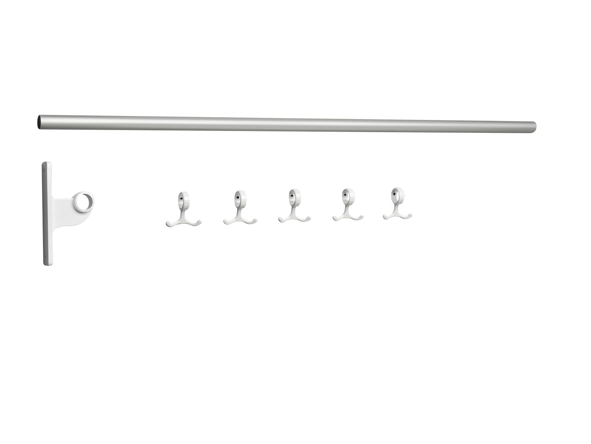 Essem Design Extension Part For Nostalgi Hook Bar Aluminium, White