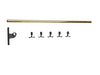 Essem Design Partie d'extension pour la bande de crochet Nostalgi, noir / laiton
