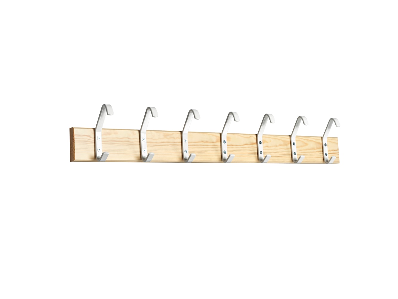 Essem Design Hook Strip 2 Hook Strip Pine 105 cm, hvid