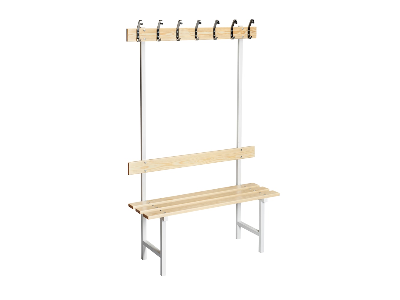 Essem Design Bench 70 Pine 60 cm, hvit