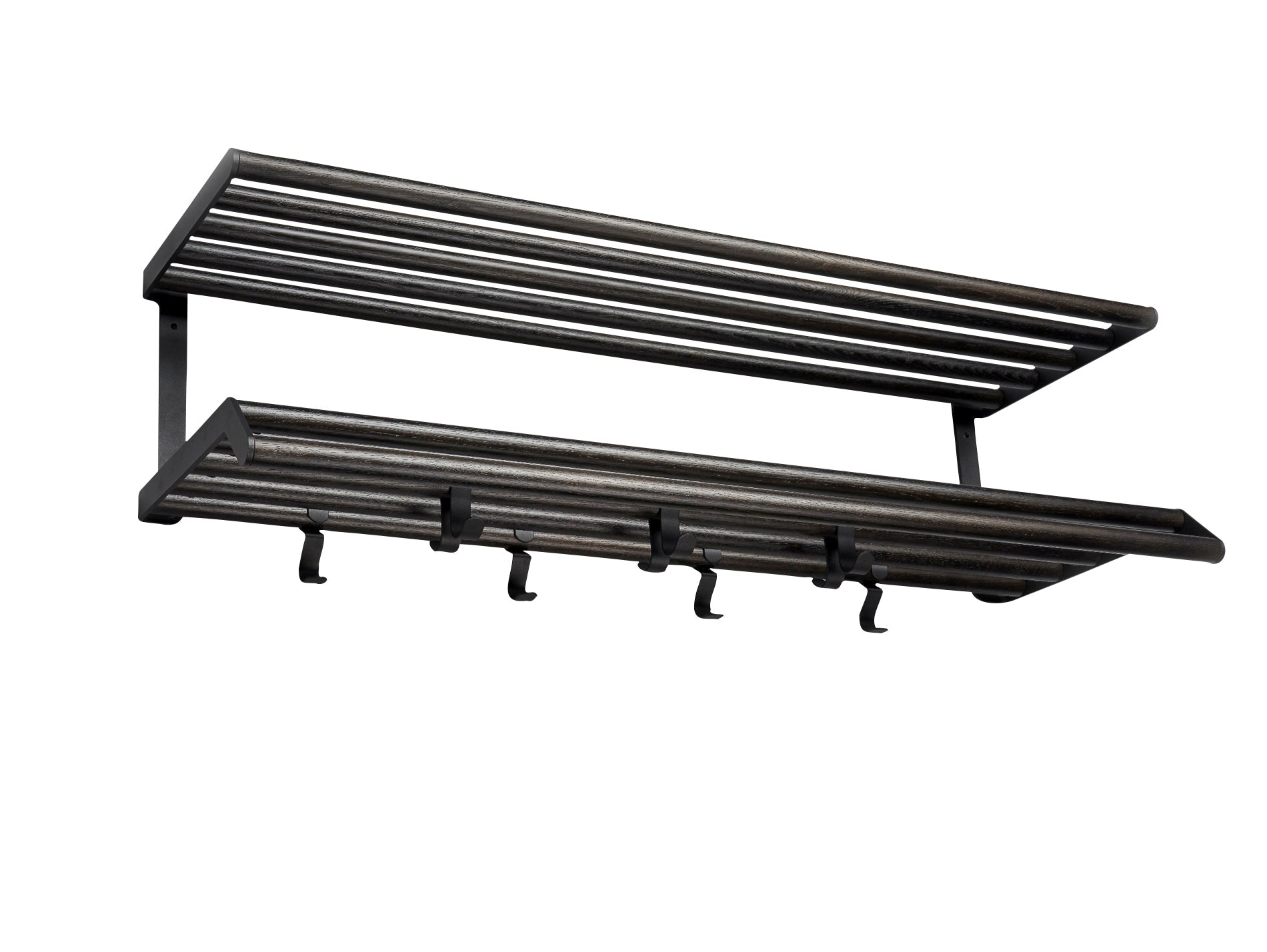 Essem Design Tamboerijnhoedplank eiken 100 cm, zwart gekleurd