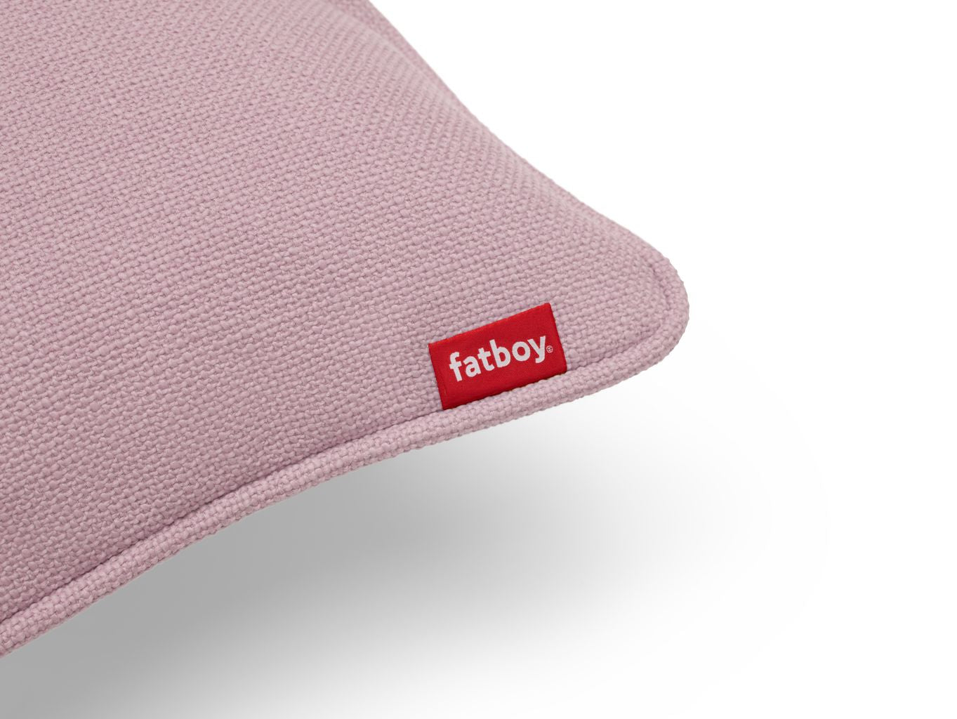 Fatboy Puff编织枕头，气泡粉红色