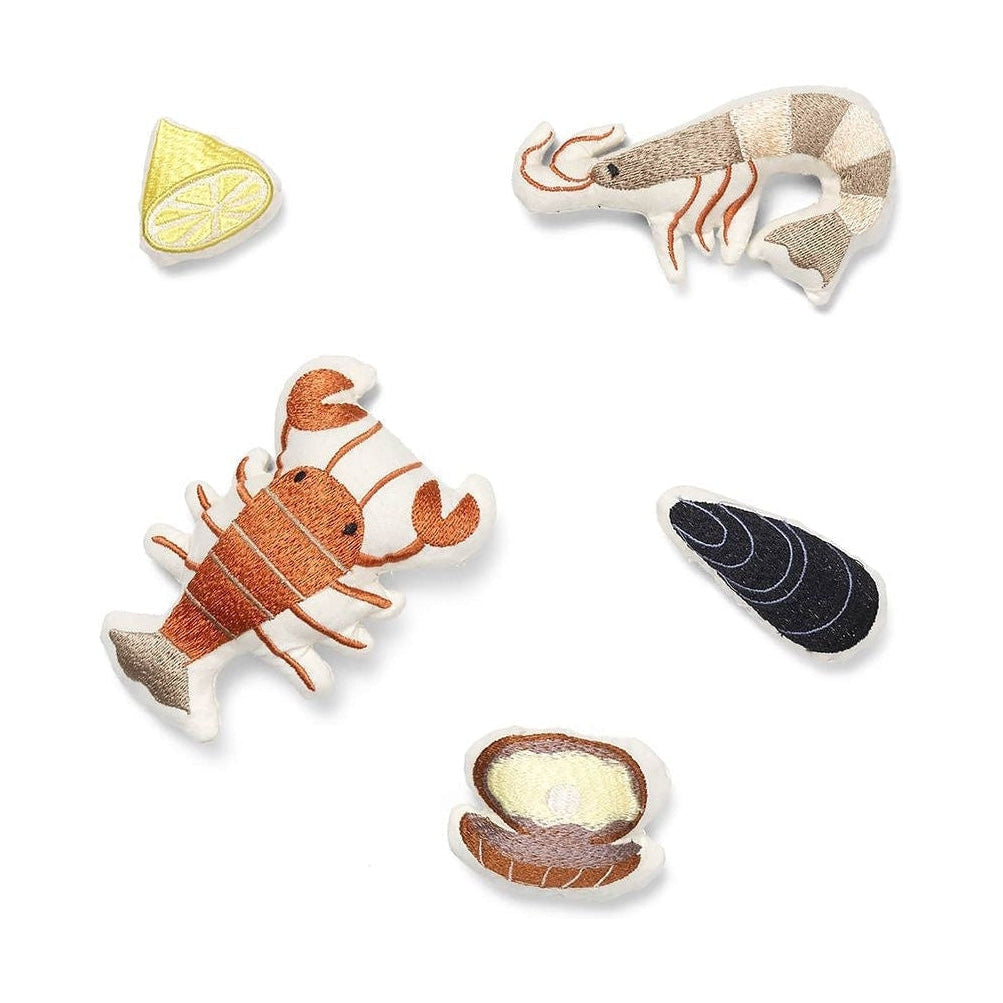 Ferm Living Embroidered Fish Playset