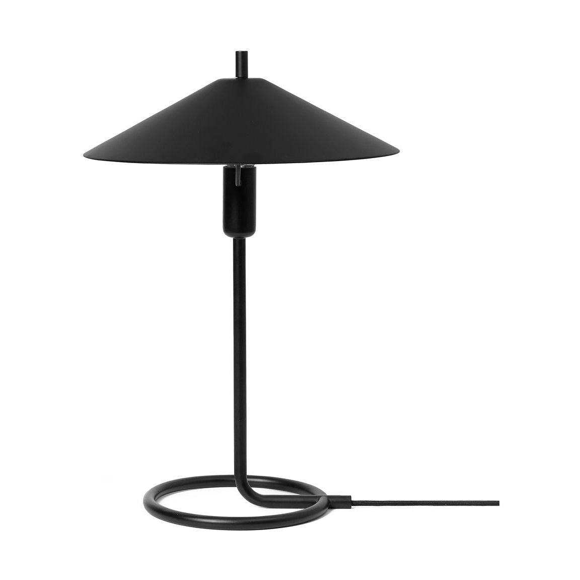 Ferm Living Filo -tafellamp, zwart/zwart