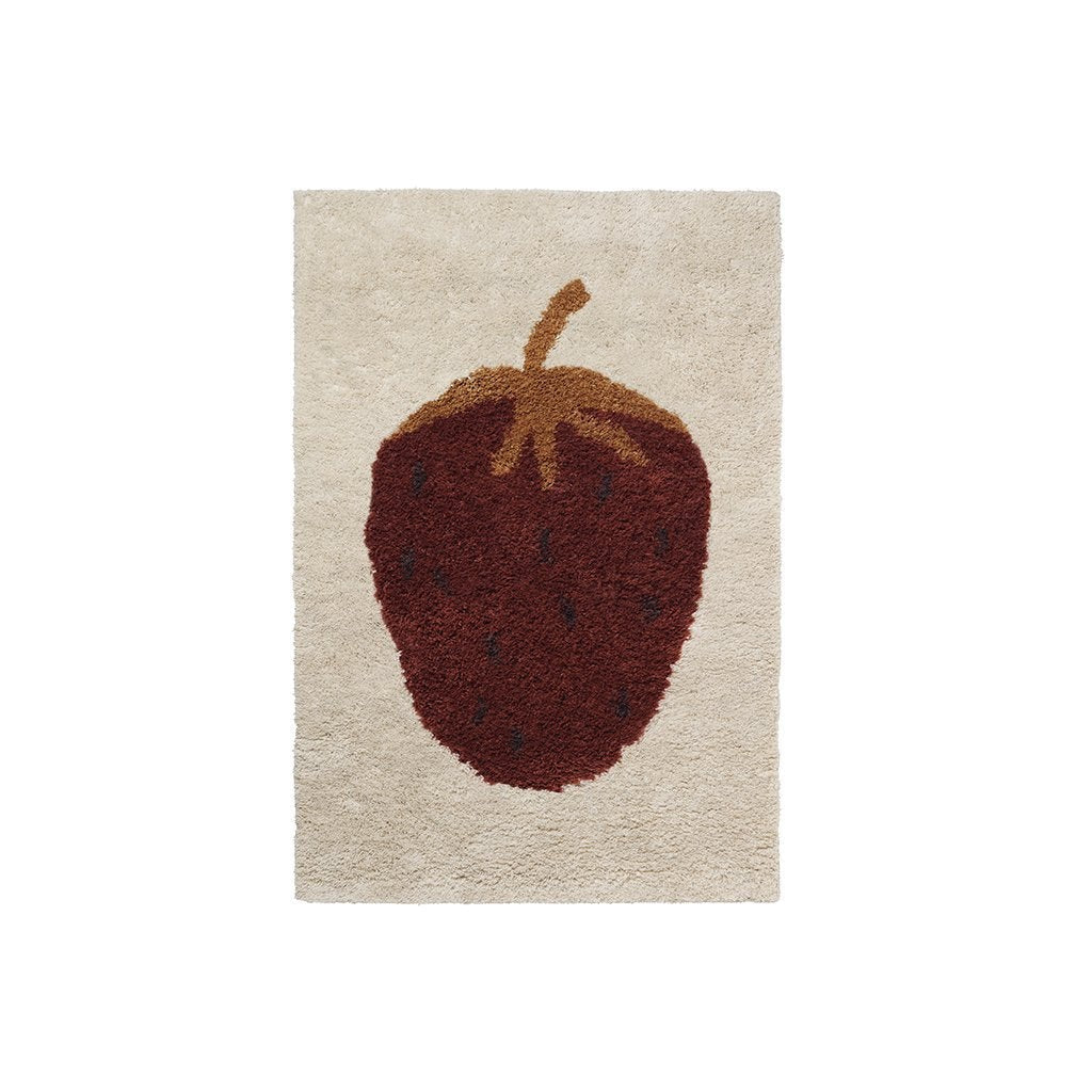 Ferm Living Tapis de fraise Fruiticana, 180 cm