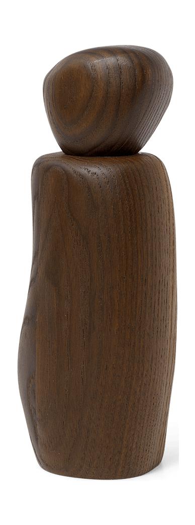 Ferm Living Pebble Grinder Spice Mill, donkerbruine as