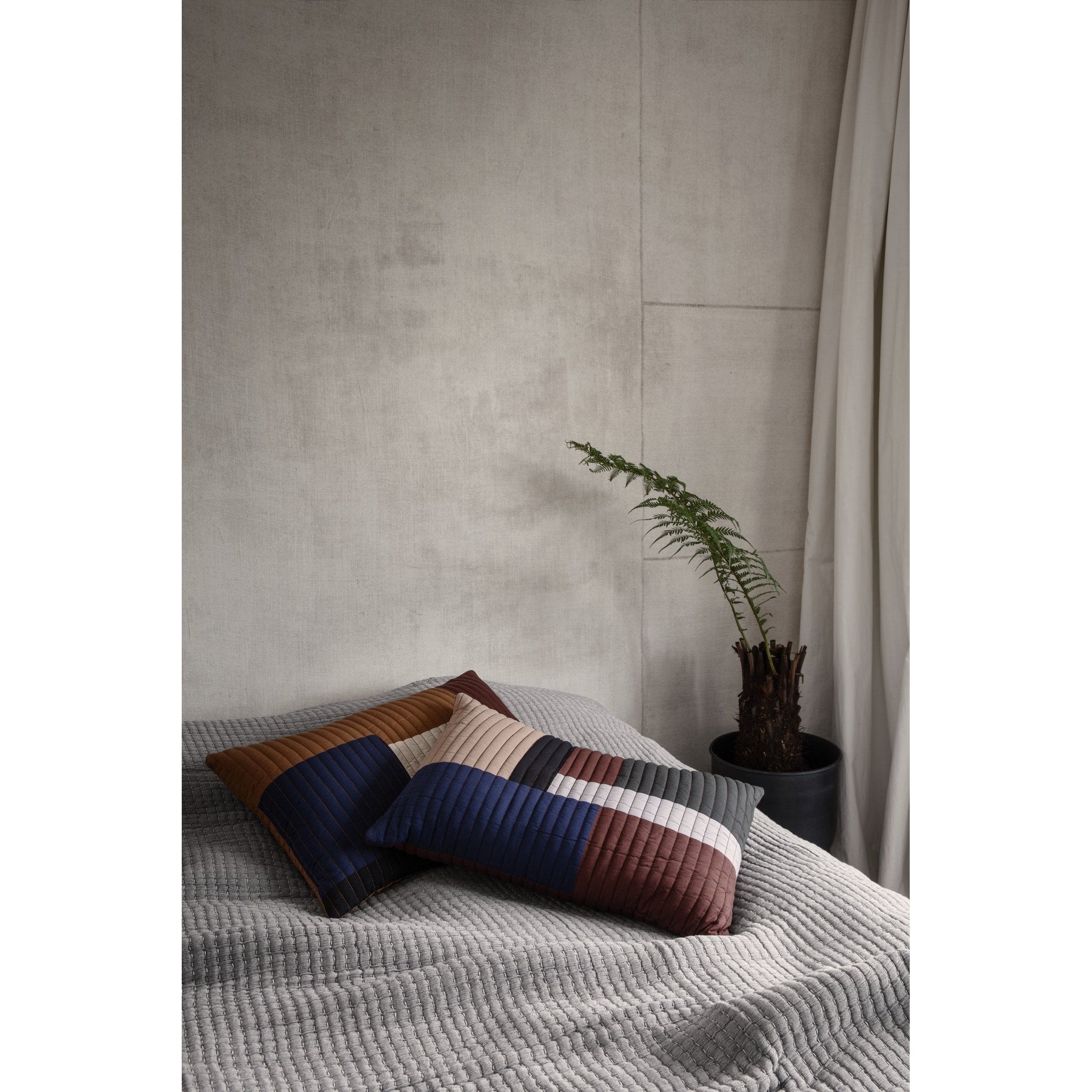 Ferm Living Quilt Cushion XL D绿色80 x 50