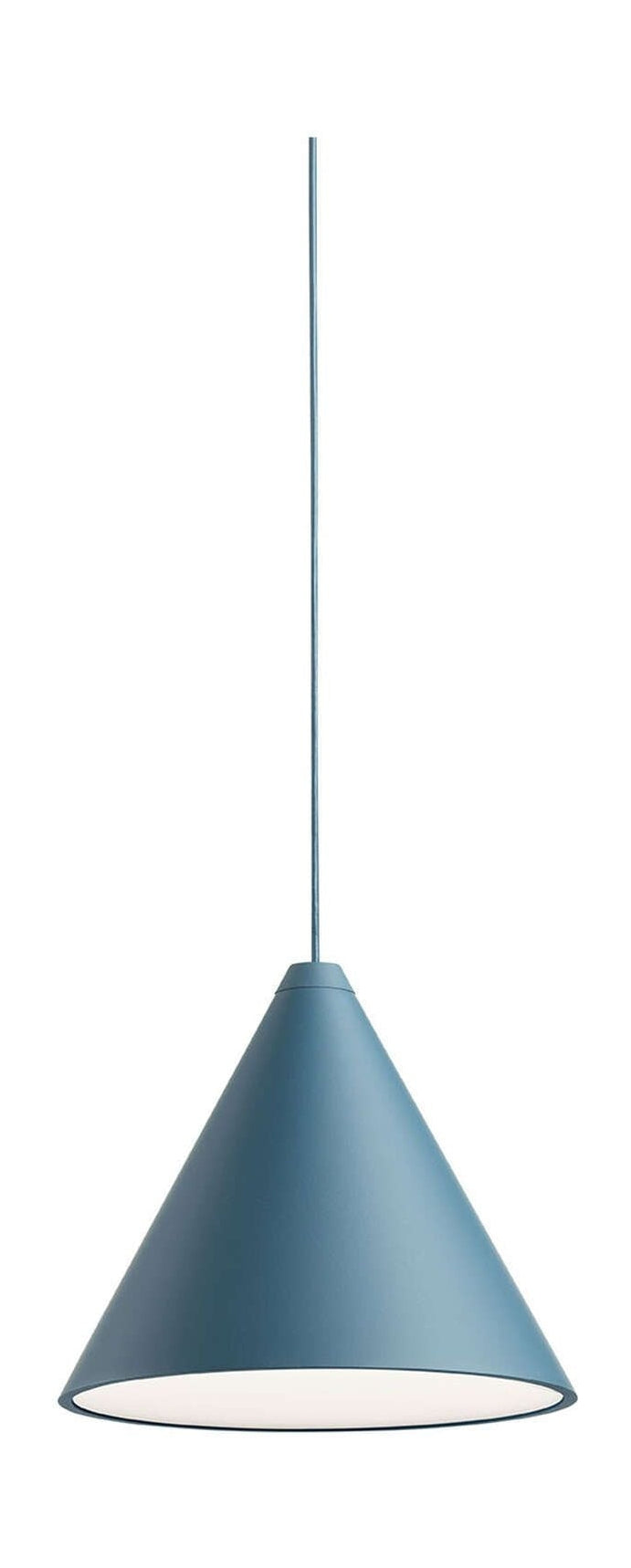 Flos String Light Cone Lampada a ciondolo a testa a cono 12 m, blu