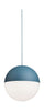 Lampada a sospensione a testa leggera flos a corda 12 m, blu