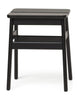 Form & Refine Angle Standard Stuhl 45 cm. Schwarz gefärbte Buche