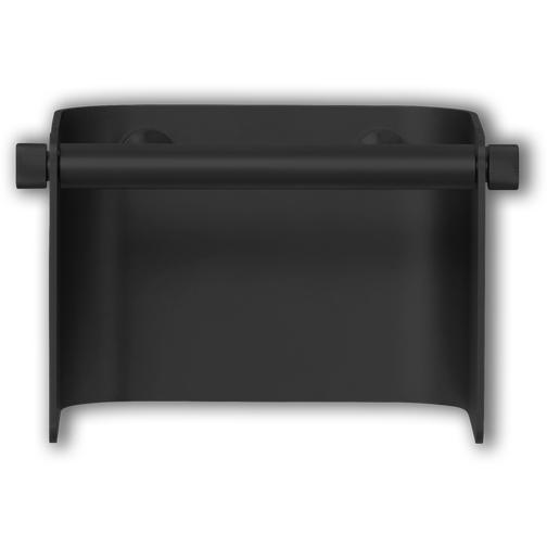 Form & Refine Boog toiletrol houder. Zwart staal