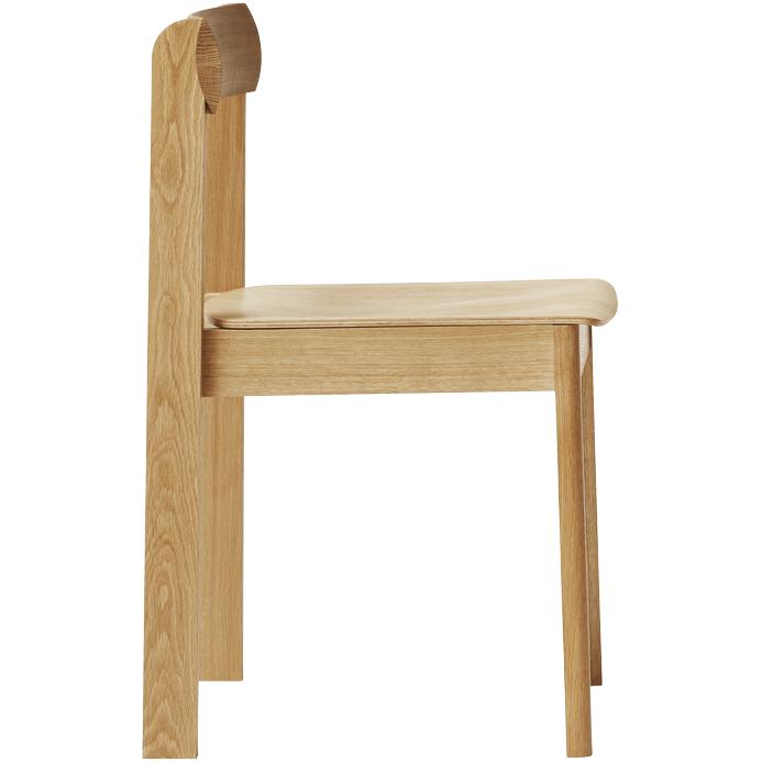 形式和完善的蓝图椅。橡木