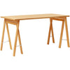 Form e perfezionamento del tavolo lineare 125x68 cm. Quercia
