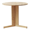 Form & Refine Trefoil Table ø75 Cm. White Oak
