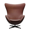Fritz Hansen The Egg Lounge Chair, Grace Chestnut Leather Anniversary Collection