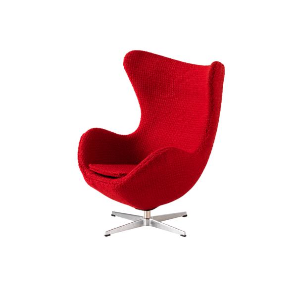 弗里茨·汉森（Fritz Hansen）微型椅子鸡蛋，红色