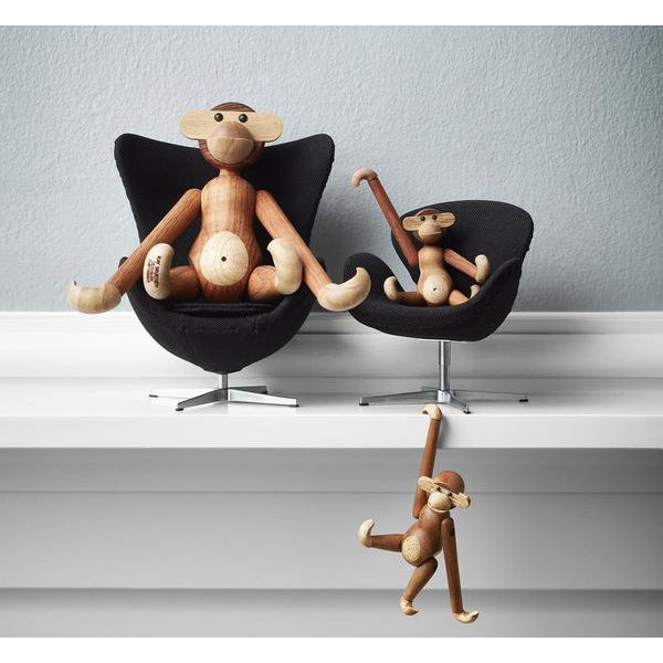 Fritz Hansen Œuf de chaise miniature, noir