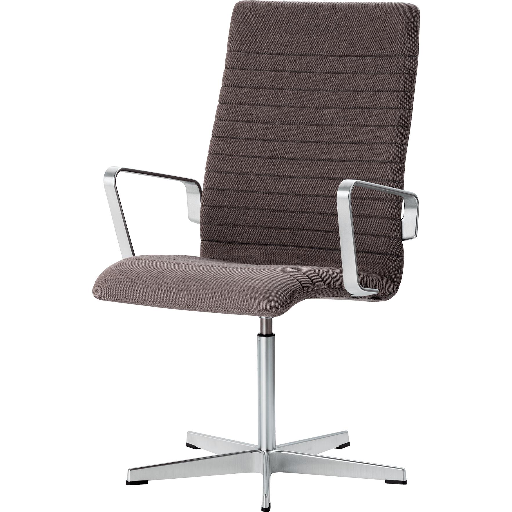 Fritz Hansen Oxford Premium Altura de tela de sillón ajustable en la mitad de la espalda, Rime beige